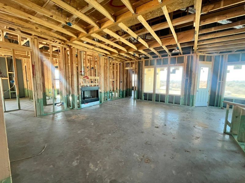 In-progress construction of a new home in Eagle Ridge Estates, Weatherford, TX (Image 5).