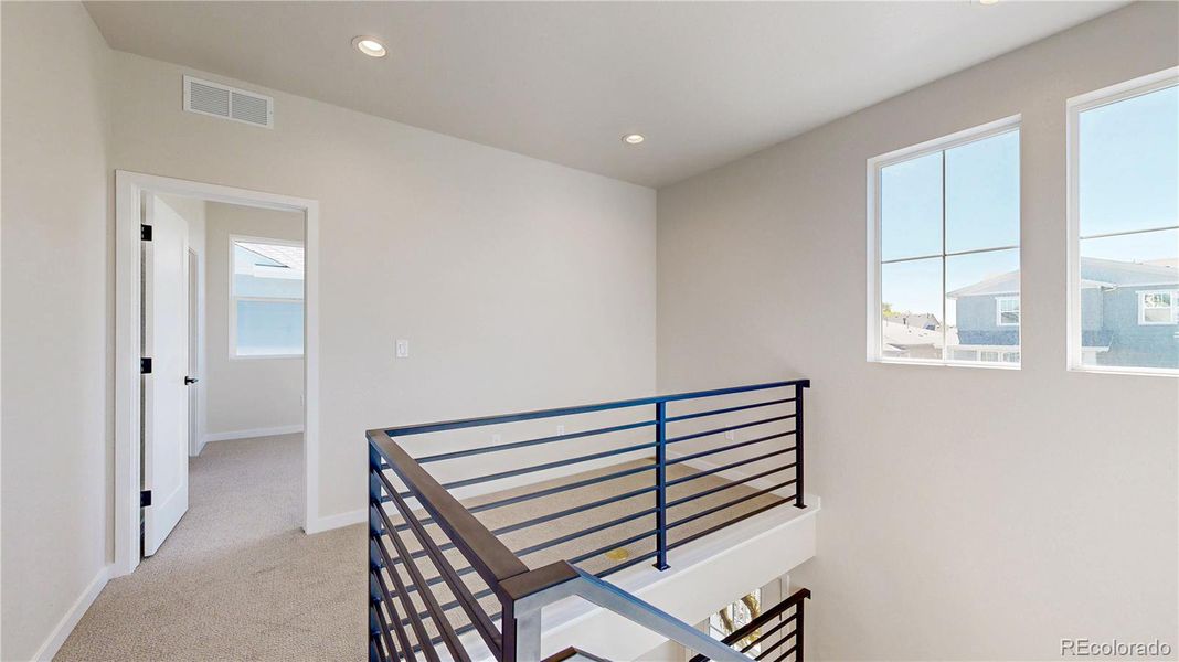 Bonus loft space, perfect for office set-up or reading nook