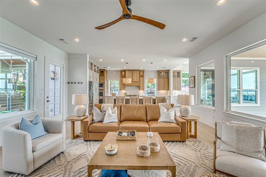 Furnished interior view inside a new home in , Eustace (Image 8).