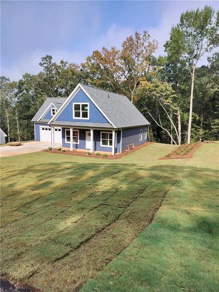 Front exterior of a new home in , Franklin Springs, GA, highlighting curb appeal (Image 13).