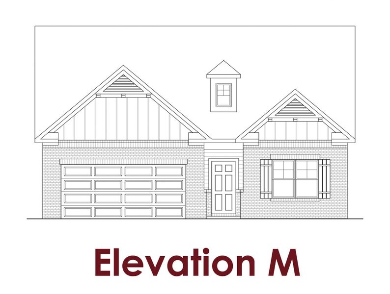 Representative rendering of the exterior for the Aspen UHP                                                                Primary Suite on Main by Chafin Communities (Image 3).