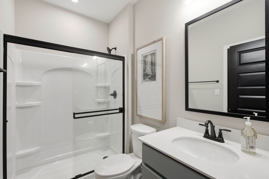 Representative furnished interior of a home built from the Jensen by Fischer Homes in Twin Lakes, Hoschton (Image 13).