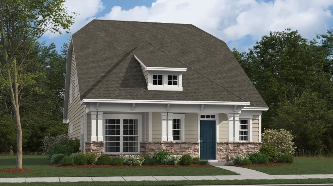Representative exterior photo of a completed home built from the Cypress by Lennar in Elizabeth: Arbor, Fort Mill, SC (Image 27).