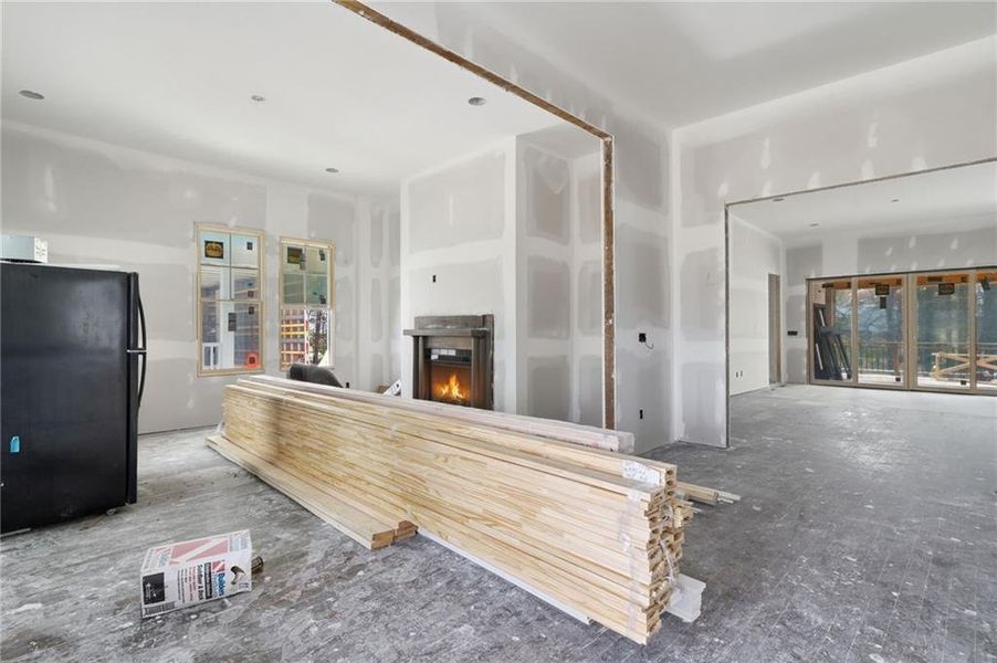 In-progress construction of a new home in , Marietta, GA (Image 10).