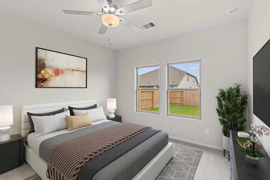 Furnished interior view inside a new home in Windrose Green, Angleton (Image 7). Furnished interior view inside a new home in Windrose Green, Angleton (Image 7).
