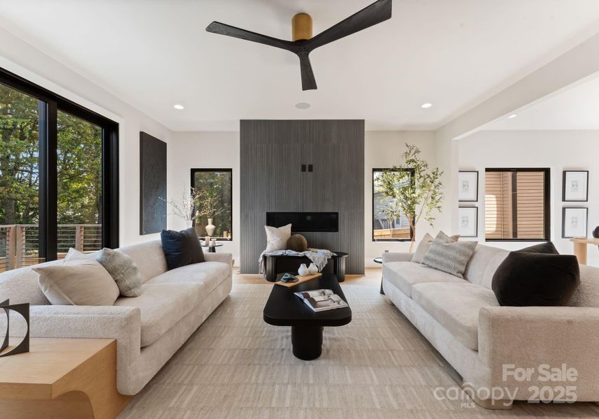 Furnished interior view inside a new home in , Charlotte (Image 28).