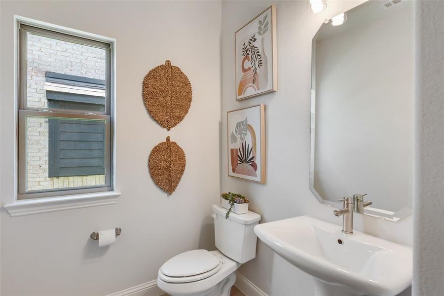 Furnished interior view inside a new home in Mercer Meadows, Royse City (Image 25).