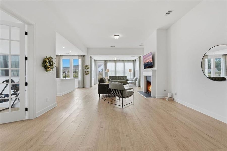Furnished interior view inside a new home in , Hoschton (Image 8).