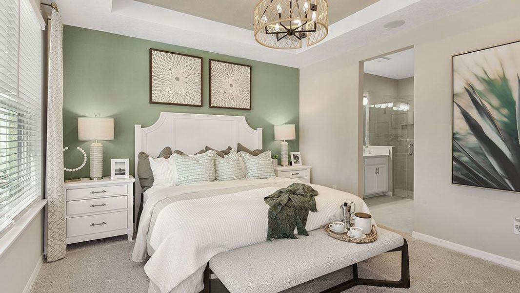 Representative furnished interior of a home built from the Santa Rosa by Taylor Morrison in Indigo Creek, Apollo Beach (Image 10).