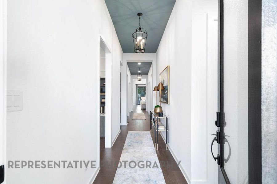 Furnished interior view inside a new home in Parkside On The River: 50ft. lots, Georgetown (Image 28).