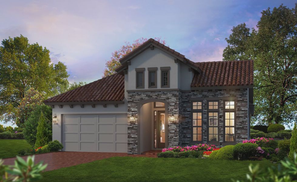 Representative exterior photo of a completed home built from the Serena II by ICI Homes in Woodhaven, Port Orange, FL (Image 4).