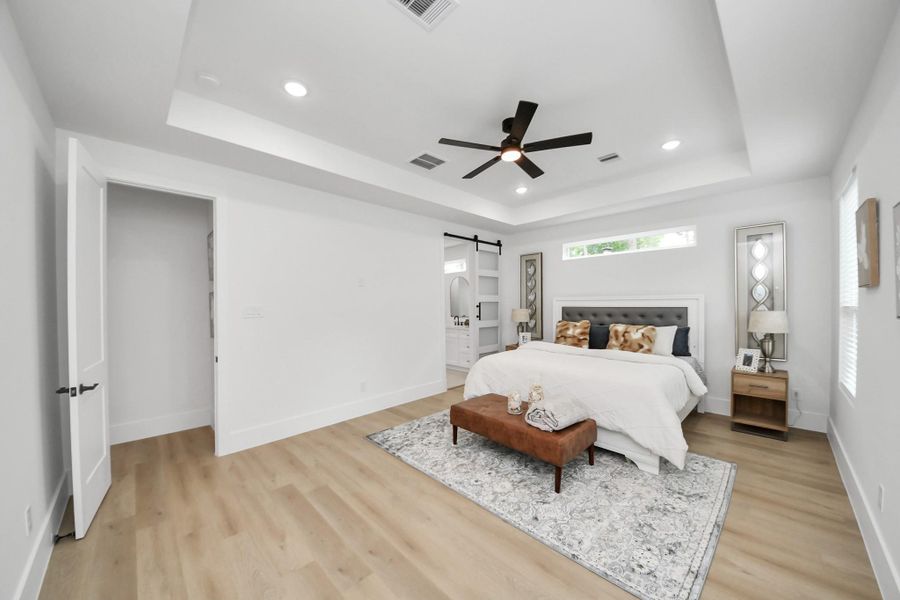 Furnished interior view inside a new home in , Spring (Image 33).