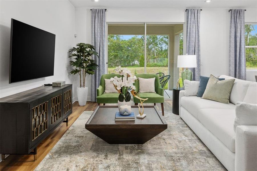 Furnished interior view inside a new home in Wellen Park, Venice (Image 7).