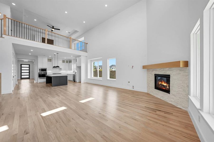 Spacious, unfurnished interior of a new home in Estates at Rockhill, Frisco (Image 35).