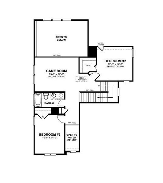 2D floor plan layout of this home in Estancia West, Manchaca, TX (Image 24).