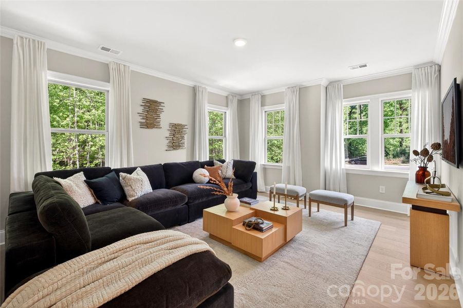 Furnished interior view inside a new home in , Mint Hill (Image 12).