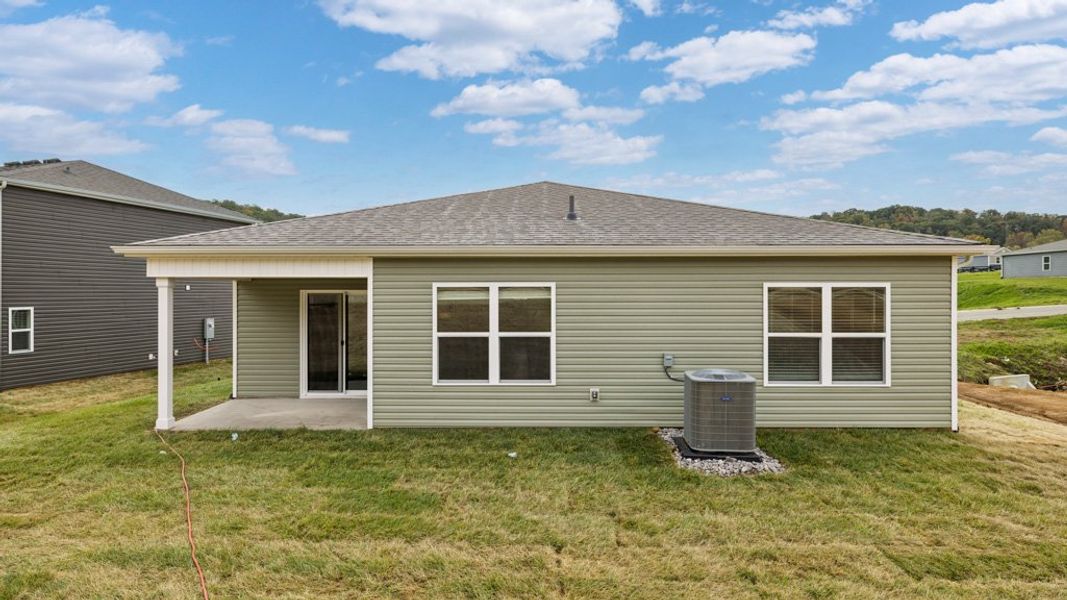 Front exterior of a new home in Emory Creek, Harriman, TN, highlighting curb appeal (Image 2).