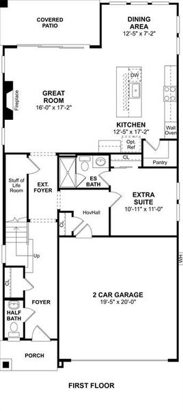 2D floor plan layout of this home in , Heath, TX (Image 3).