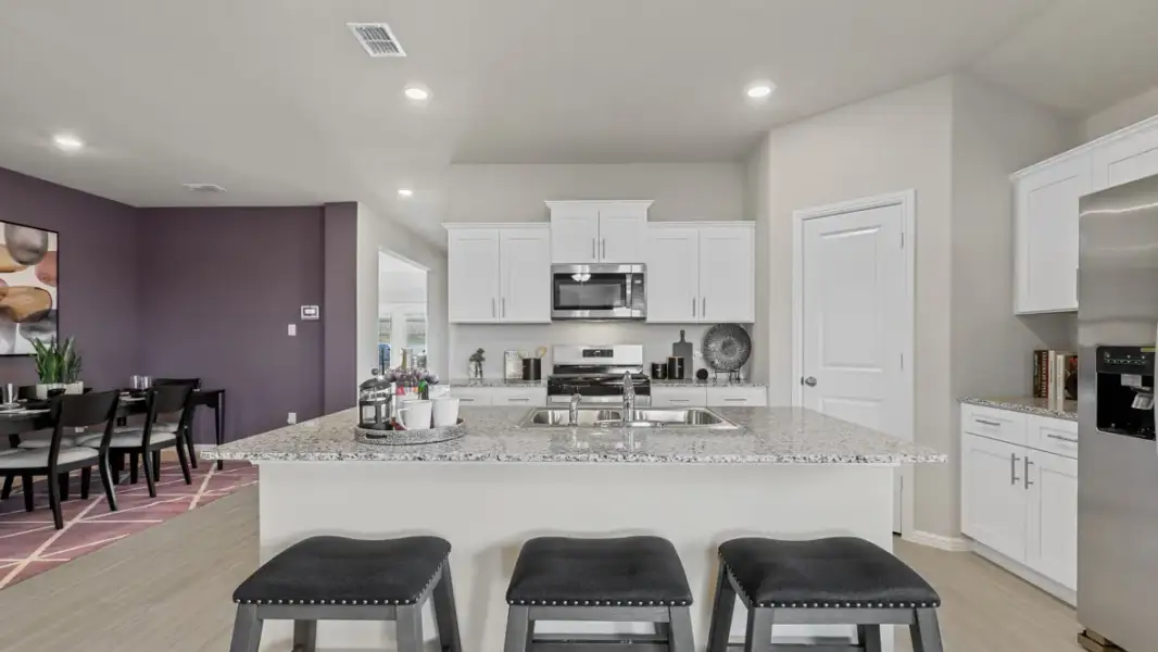 Furnished interior view inside a new home in Hadley Farms, Godley (Image 11).