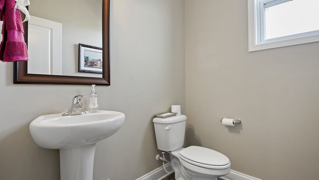 Representative furnished interior of a home built from the WINDSOR by D.R. Horton in Whitehawk Meadows, Travelers Rest (Image 16).