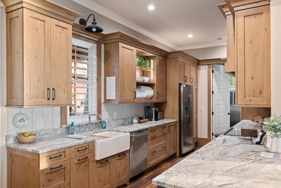 Furnished interior view inside a new home in , Bonneau (Image 33).