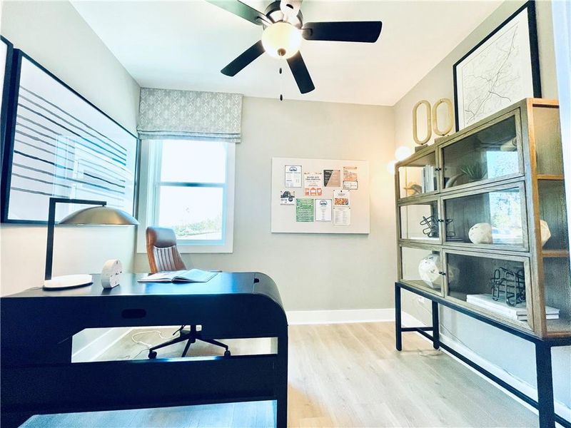 Furnished interior view inside a new home in Hopewell Reserve, Cumming (Image 15). Furnished interior view inside a new home in Hopewell Reserve, Cumming (Image 15).