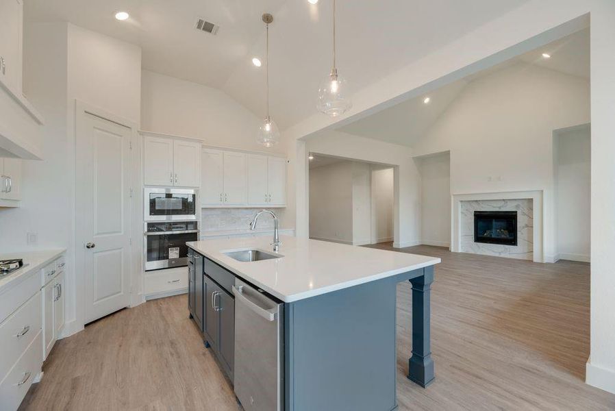 Furnished interior view inside a new home in Solterra Texas, Mesquite (Image 8).