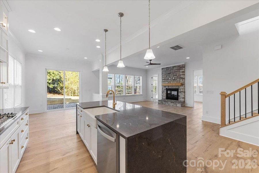 Furnished interior view inside a new home in , Charlotte (Image 16). Furnished interior view inside a new home in , Charlotte (Image 16).