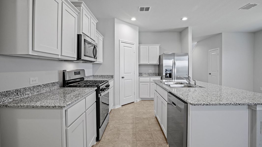 Furnished interior view inside a new home in Springhill South, Boyd (Image 8).