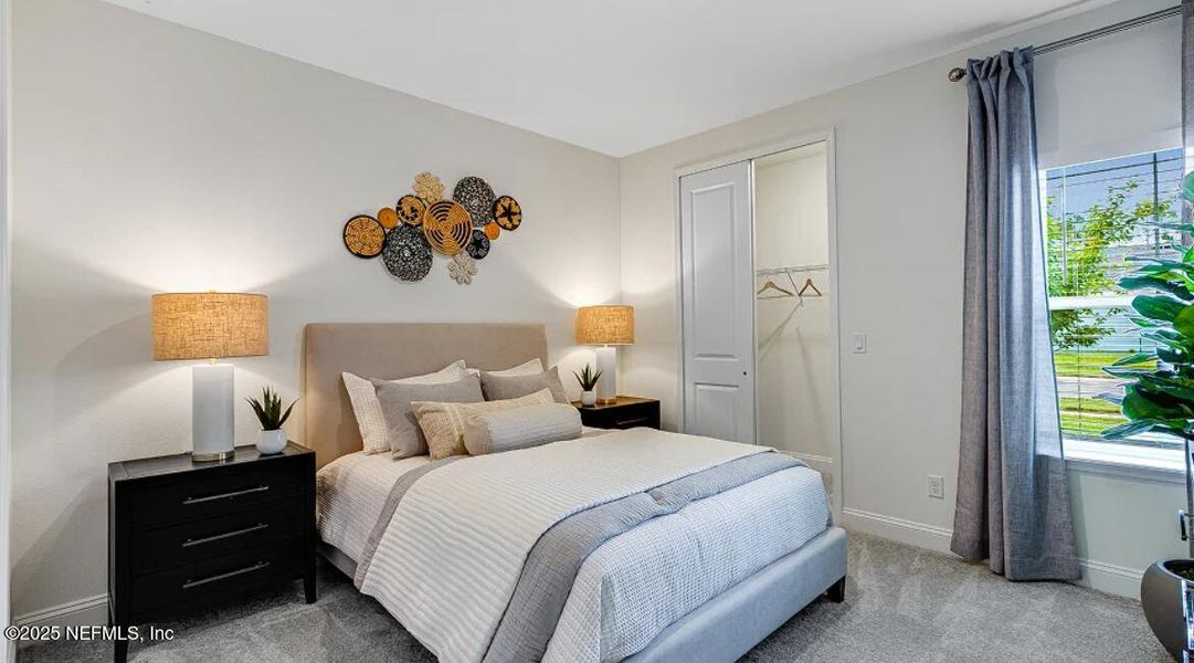 Furnished interior view inside a new home in Russell Retreat, Green Cove Springs (Image 13). Furnished interior view inside a new home in Russell Retreat, Green Cove Springs (Image 13).