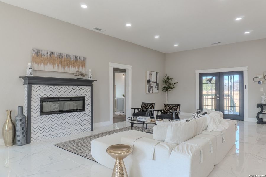 Furnished interior view inside a new home in , Lytle (Image 32).