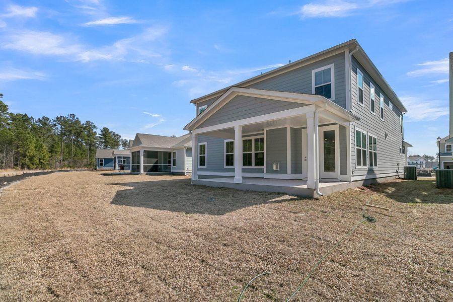 Exterior details and patio area of a home in Cherrywood Estates, Summerville (Image 28).
