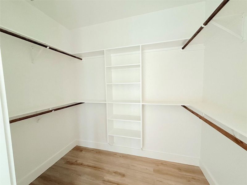 Walk in closet current stage of construction