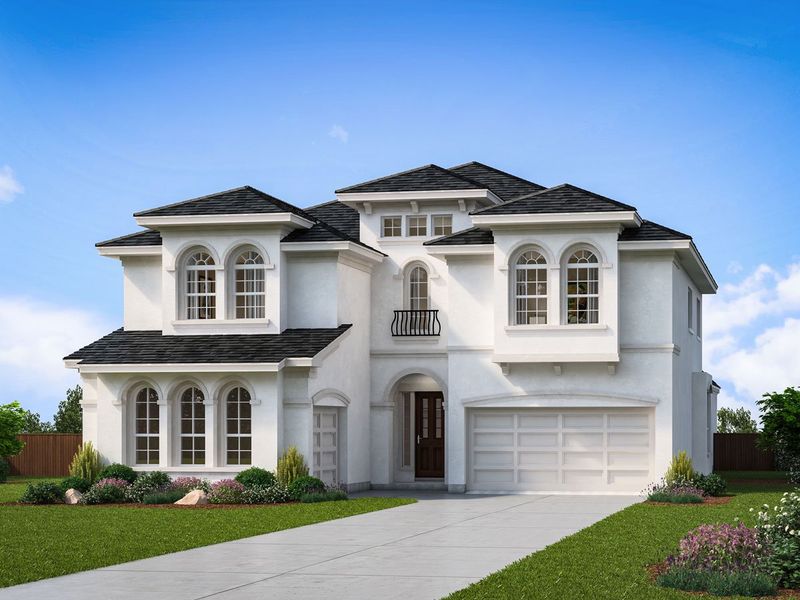 Representative exterior photo of a completed home built from the Diana by Landon Homes in Lexington Frisco, Frisco, TX (Image 29).