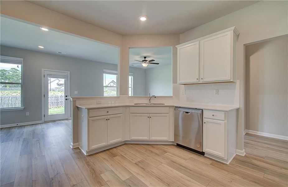 Furnished interior view inside a new home in Towne Center, Hampton (Image 6). Furnished interior view inside a new home in Towne Center, Hampton (Image 6).
