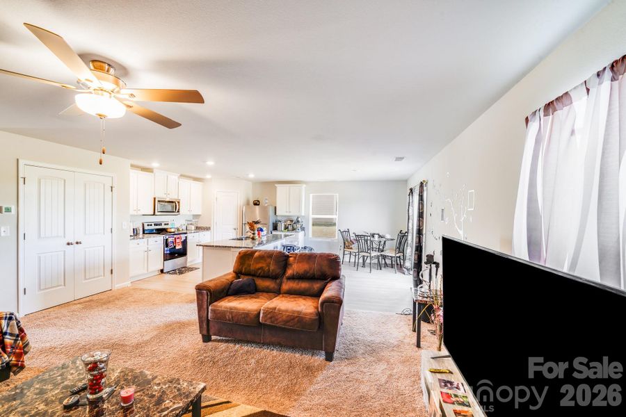 Furnished interior view inside a new home in Pinnacle Estates, Shelby (Image 16).