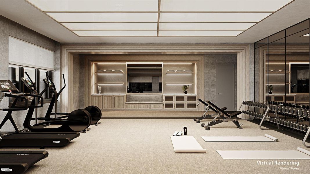 Fitness Center Rendering Fitness Center Rendering