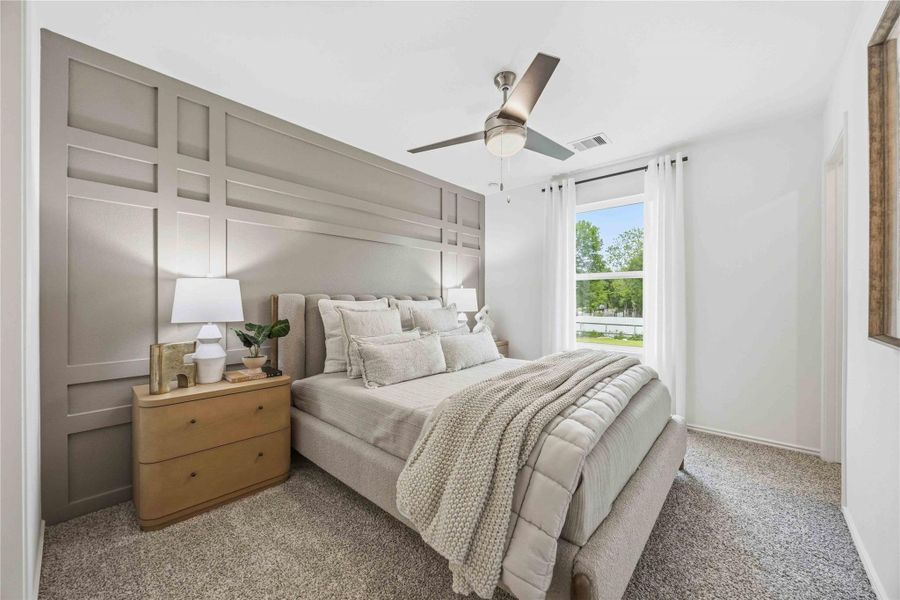 Furnished interior view inside a new home in Pineapple Square, Houston (Image 15).