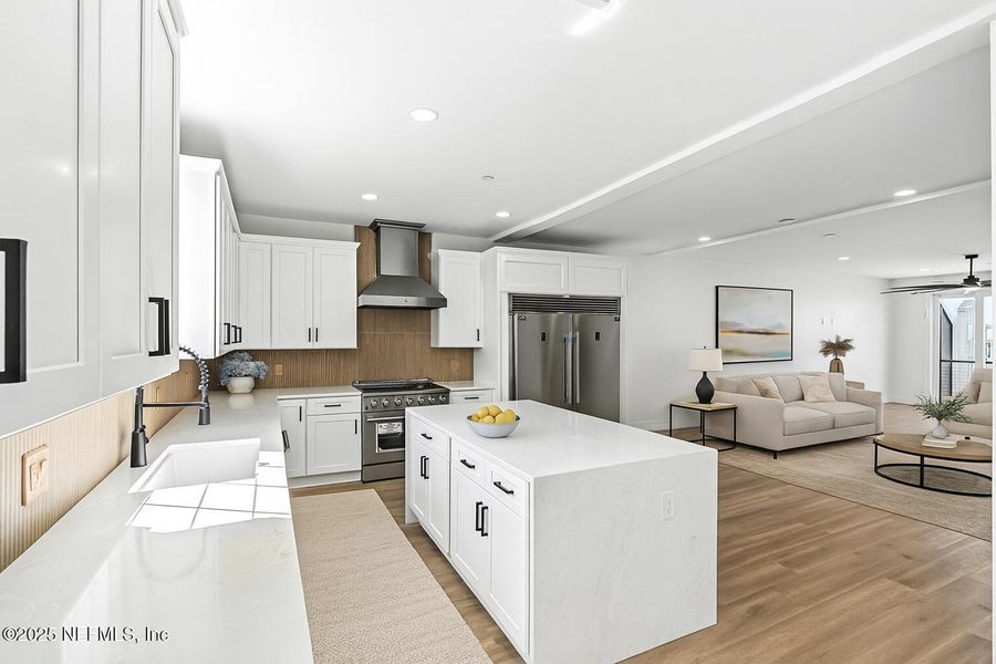 Furnished interior view inside a new home in , St. Augustine (Image 9).