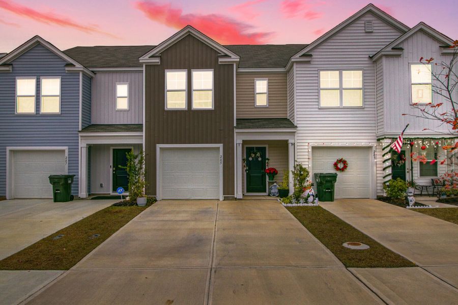 Front exterior of a new home in , Moncks Corner, SC, highlighting curb appeal (Image 1). Front exterior of a new home in , Moncks Corner, SC, highlighting curb appeal (Image 1).