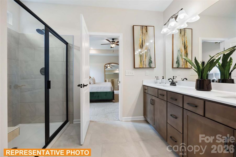 Furnished interior view inside a new home in Cedar Meadows, Monroe (Image 7).