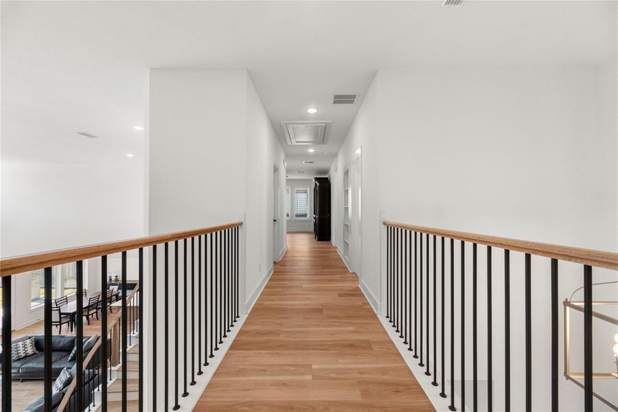 Spacious, unfurnished interior of a new home in Bridgeland, Cypress (Image 24).