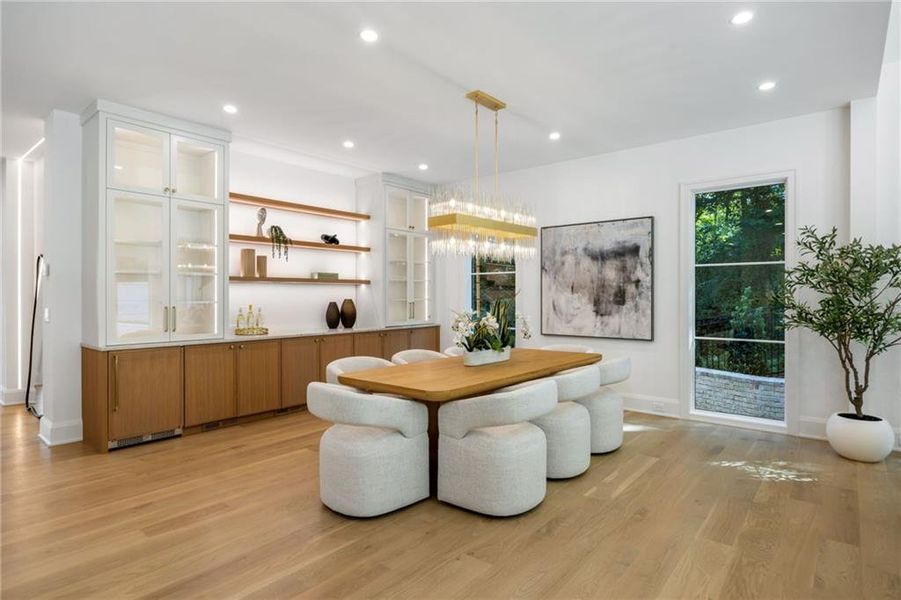 Furnished interior view inside a new home in , Sandy Springs (Image 10).