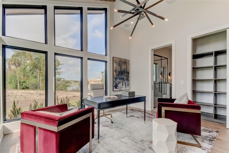 Furnished interior view inside a new home in , Tampa (Image 60). Furnished interior view inside a new home in , Tampa (Image 60).