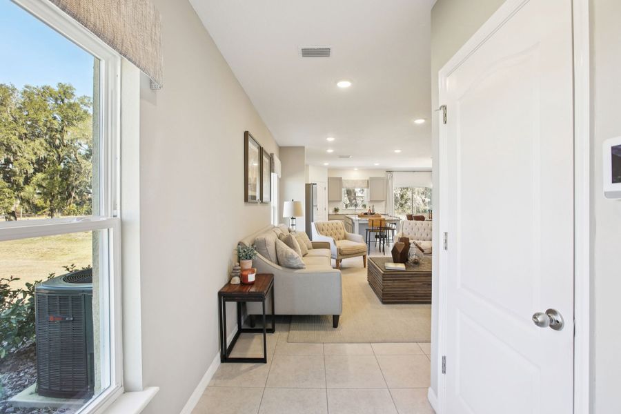 Furnished interior view inside a new home in Oak Creek Preserve, Lakeland (Image 5). Furnished interior view inside a new home in Oak Creek Preserve, Lakeland (Image 5).