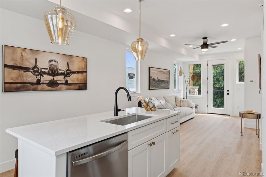 Furnished interior view inside a new home in , Denver (Image 12).