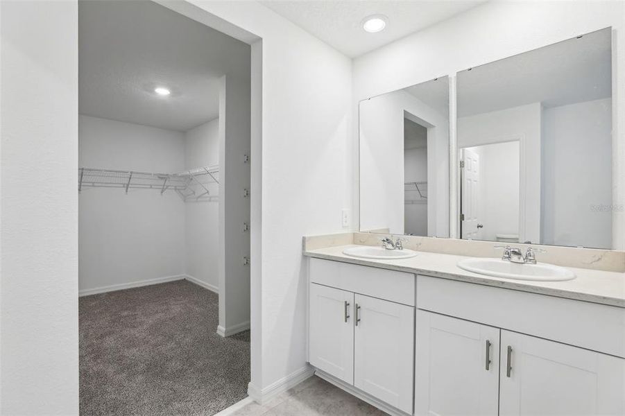 Furnished interior view inside a new home in Lake Deer Estates - Signature Series, Poinciana (Image 17). Furnished interior view inside a new home in Lake Deer Estates - Signature Series, Poinciana (Image 17).