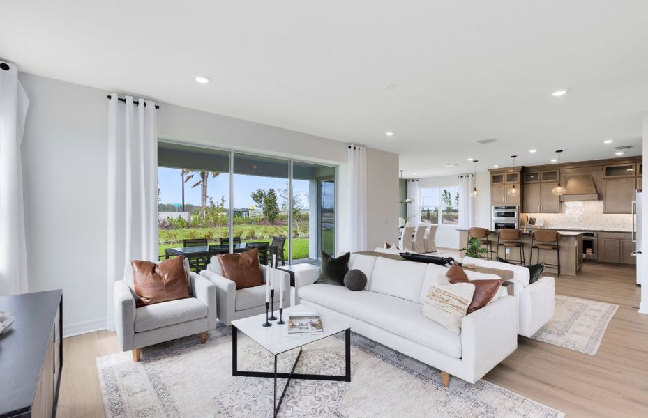 Representative furnished interior of a home built from the Serena by Pulte Homes in The Grow, Orlando (Image 7).