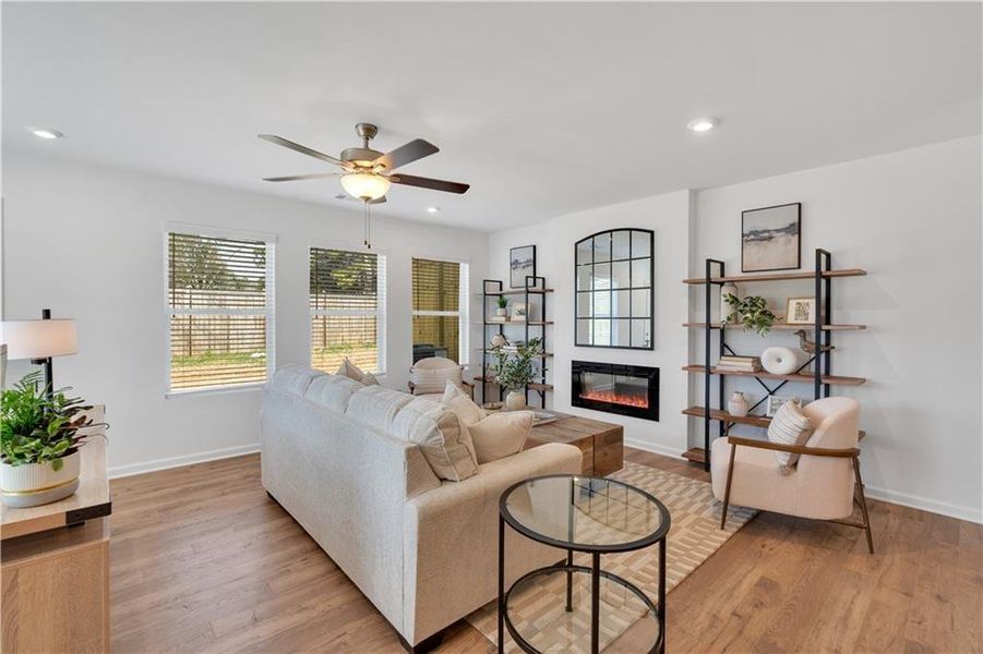 Furnished interior view inside a new home in Village Green, Adairsville (Image 30).