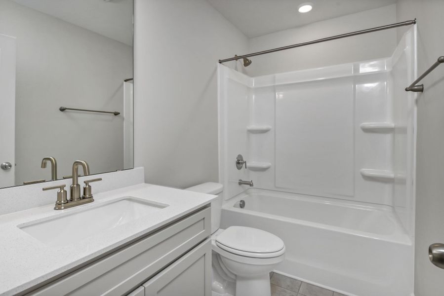 Furnished interior view inside a new home in Lake Carolina Townhomes, Columbia (Image 18).